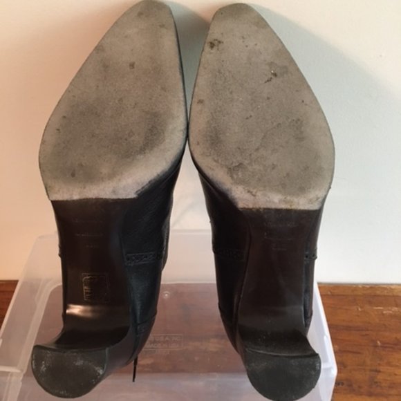 Roberto del Carlo Black Lace up Oxford Heels - EU size 38 1/2; US 8 1/2 - Picture 2 of 6